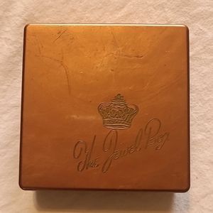 Vintage The Jewel Box Steeds Floret set of 8 cooper plastic coasters